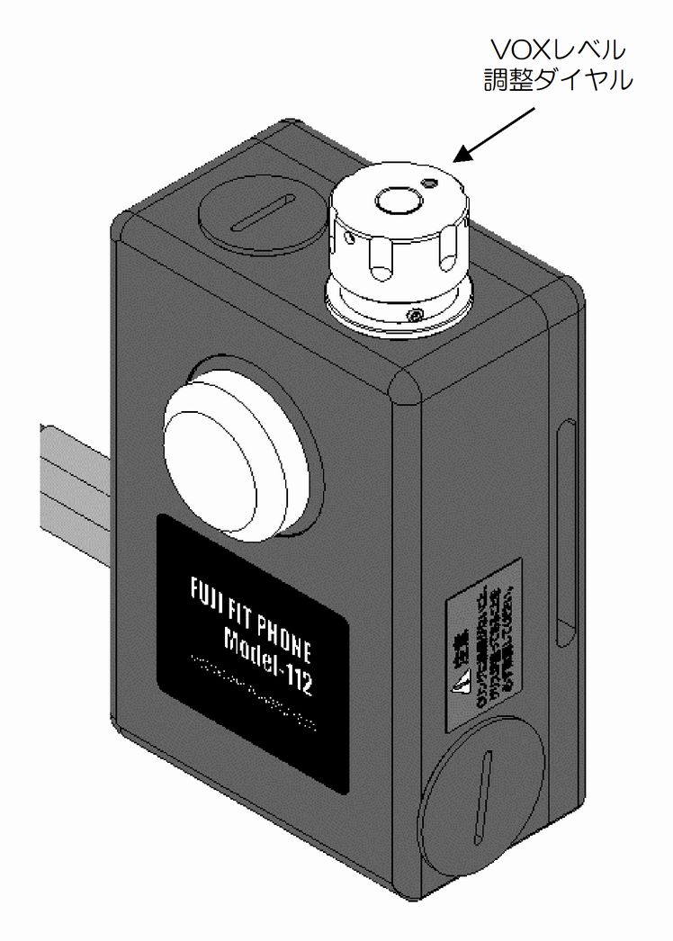VOXレベル調整ダイヤル 構成図
